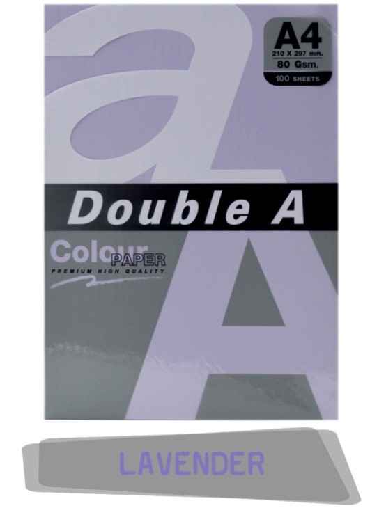 Double A A4 80gr 25li Pastel Lavanta Kağıt