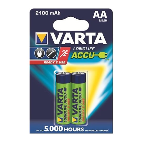 Varta Aa 2 li 2100 Mah Şarjlı Ready To Use Accu Pil