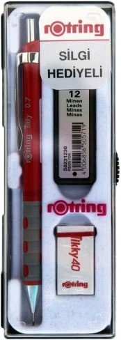 Rotring T07 Tikky & Uç & 0,7 mm Kırmızı Versatil Kalem Seti