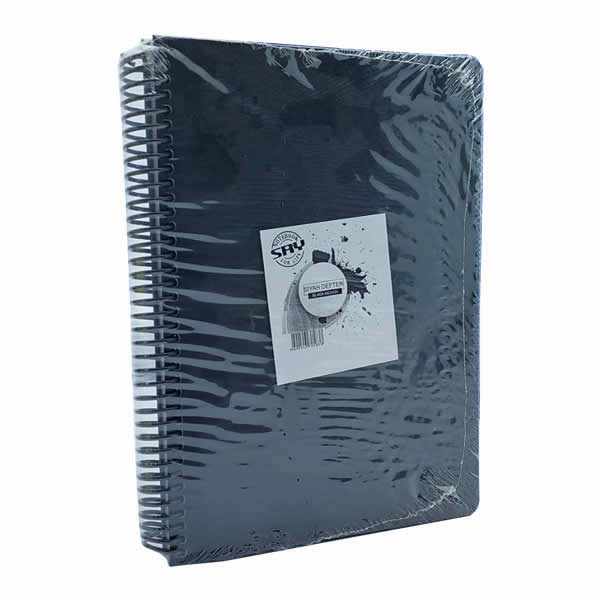 Sry 12,5x17 cm Siyah Spiralli Defter