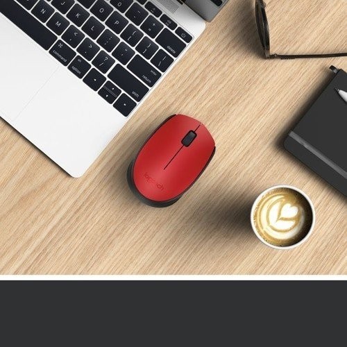 Logitech 910-004641 M171 Kırmızı Kablosuz Mouse