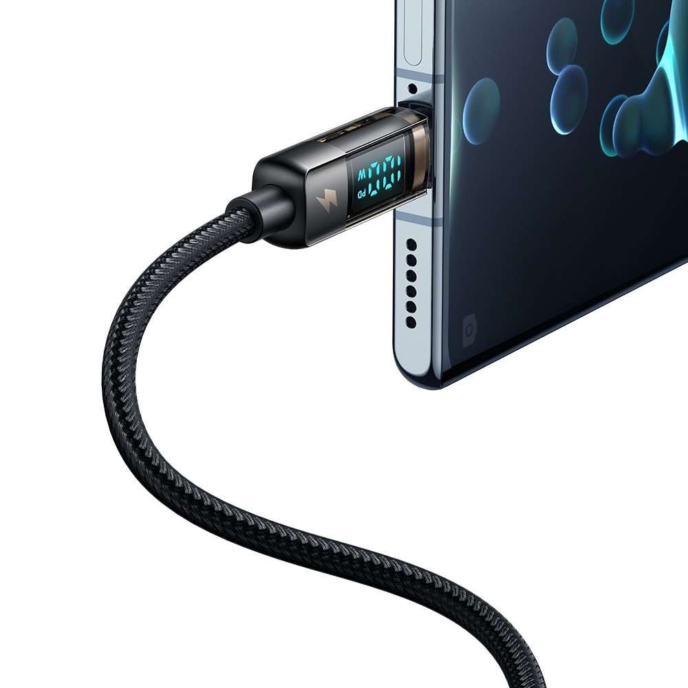 Mcdodo CA-3610 100W Type-C to Type-C Dijital Ekranlı Power Off Hızlı Şarj Data Kablosu