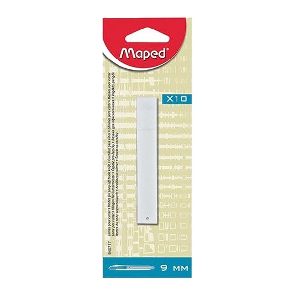 Maped 640717 9 mm 10 lu Yedek Bıçak