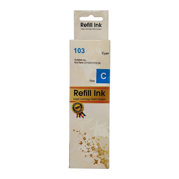 Print-Pen Epson C13T00S24A Mavi Muadil Kartuş Mürekkebi