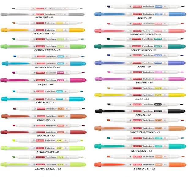 Dong-a 231641 No:41 Twinliner Soluk Yeşil Soft Fosforlu Kalem