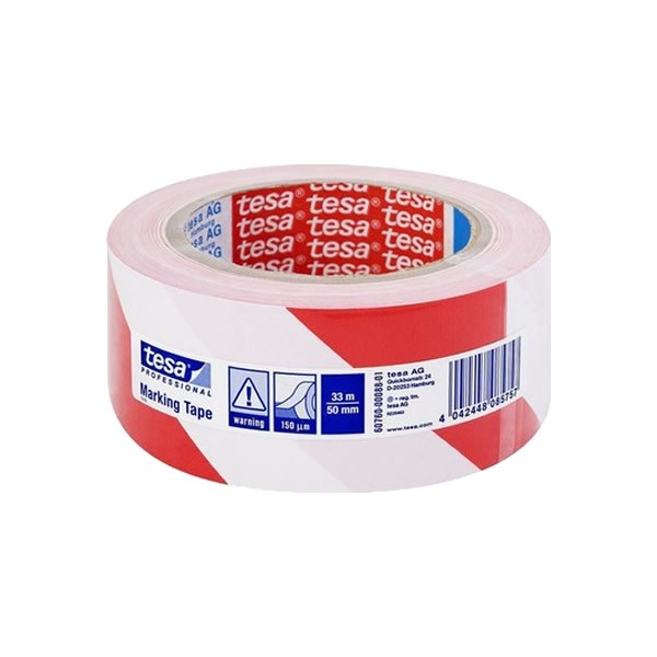 Tesa 60760-00092-15 33mtX50mm Yer İşaretleme İkaz Bandı