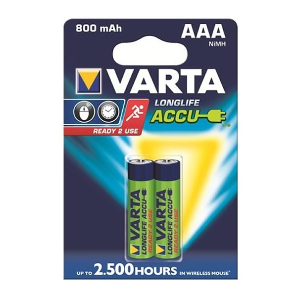 Varta 800 Mah 2 li Ready 2 Use Accu İnce Pil