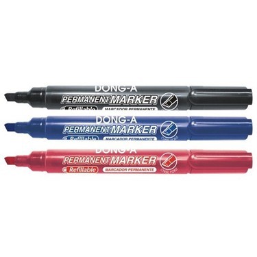 Dong-A 233520 Yuvarlak Uçlu Mavi Permanent Markör Kalem