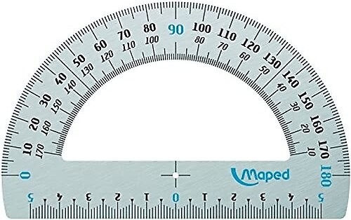 Maped 129200 12 cm 180° Alüminyum Açı Ölçer