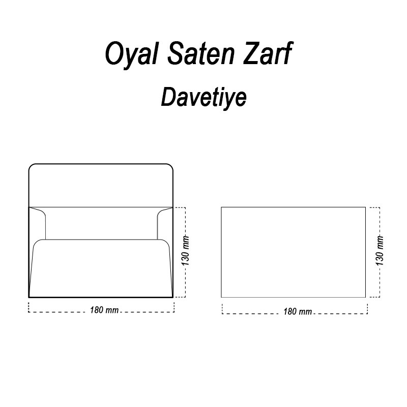 Oyal 13x18 160gr 50li Gri Saten Zarf