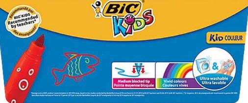 Bic 8418005 24 lü Kid Couleur Keçeli Kalem
