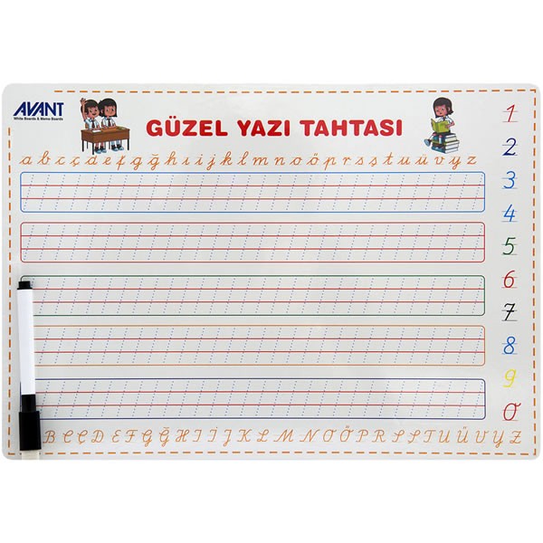 Avant 25x35 Çift Taraflı Güzel Yazı Tahtası