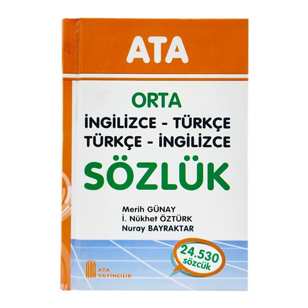 Ata Yayınları Sert Kapak Dönüşümlü Orta İngilizce Sözlük