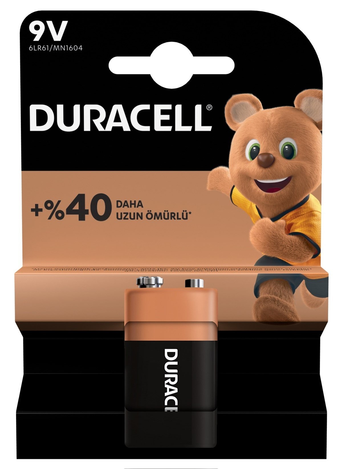 Duracell 9V Tekli Pil