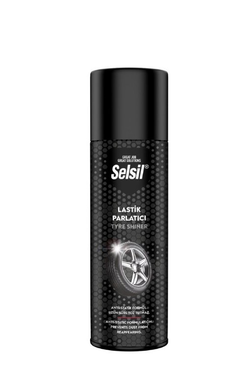 SELSİL TAS-018 LASTİK PARLATMA SPREYİ 500 ML