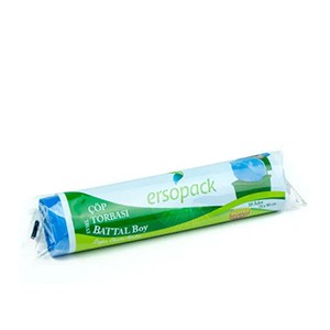 Ersopack 75x90cm 150gr Evsel Atık Mavi Battal Çöp Torbası