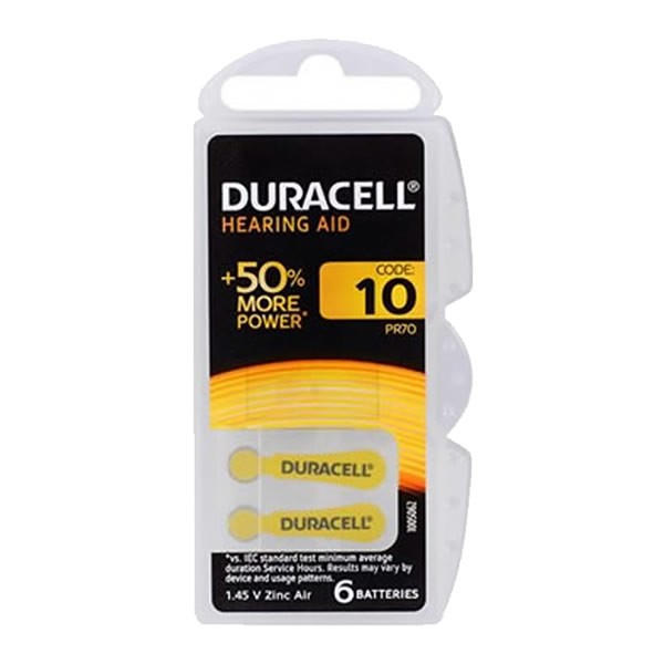 Duracell 10 6 lı 1.45V İşitme Cihazı Pili