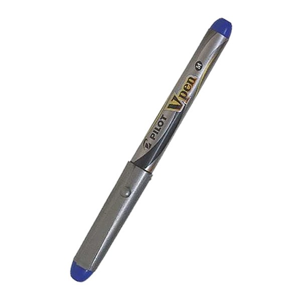 Pilot SVP-4M-L V-Pen Silver Mavi Dolma Kalem