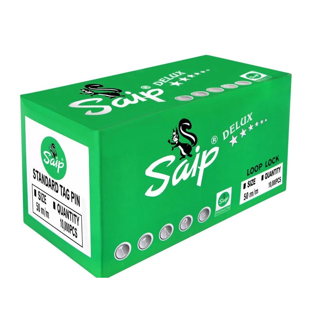 Saip 55 mm 10000 li Şeffaf Konfeksiyon Kılçık