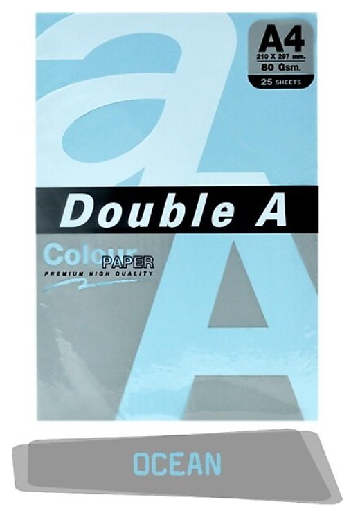 Double A A4 80gr 25li Renkli Ocean Kağıt