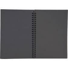 Sry 12,5x17 cm Siyah Spiralli Defter