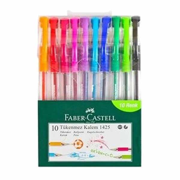 Faber-Castell 1425 10 lu Tükenmez Ailesi 