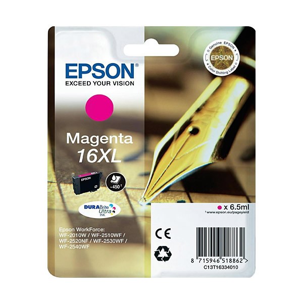 Epson T163340 16XL Kırmızı Kartuş