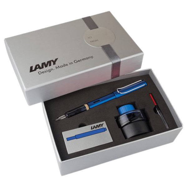 Lamy 28DS-M AL-Star Lacivert Dolma Kalem Seti