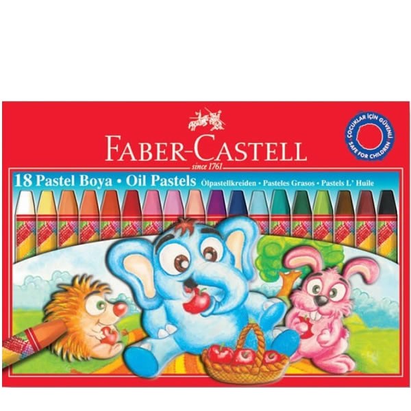 Faber Castell 18 li Karton Kutu Pastel Boya