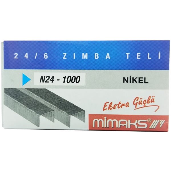 Mimaks N24 24/6 Süper Nikel Zımba Teli