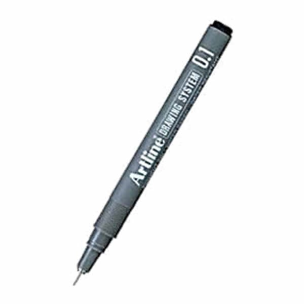 Artline 0,1 mm Siyah Çizim Kalemi