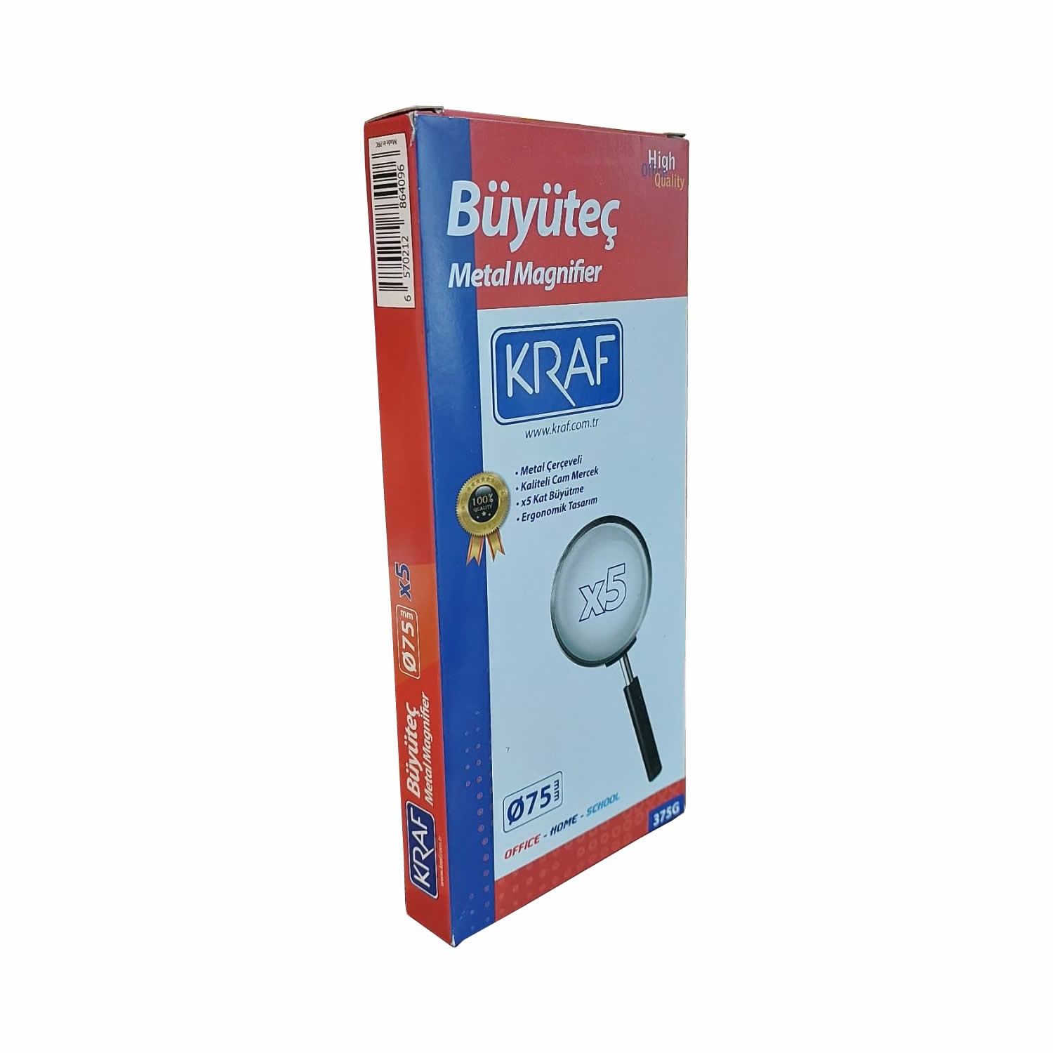 Kraf 375g 75 mm magnıfyıng büyüteç