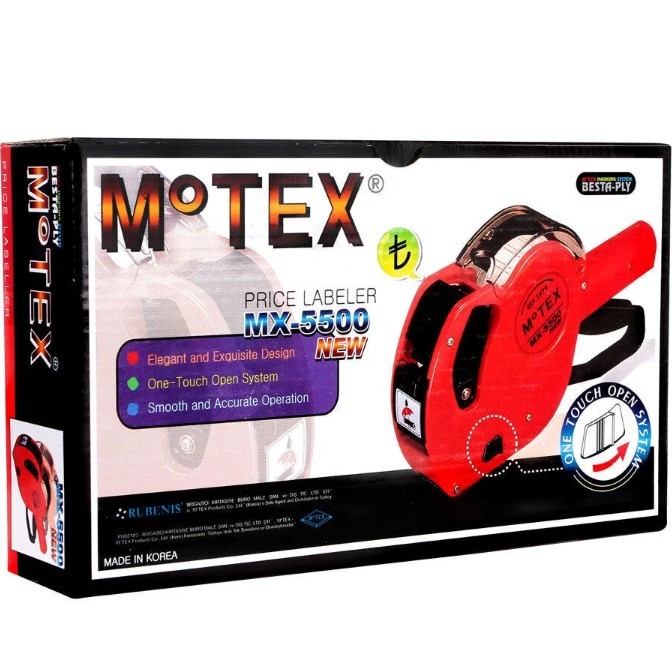 Motex MX-5500 8 Haneli Fiyat Etiket Makinası