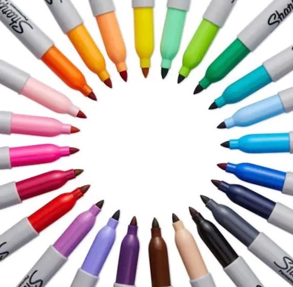 Sharpie 30'lu Kertenkele Permanent Markör Kalem Seti