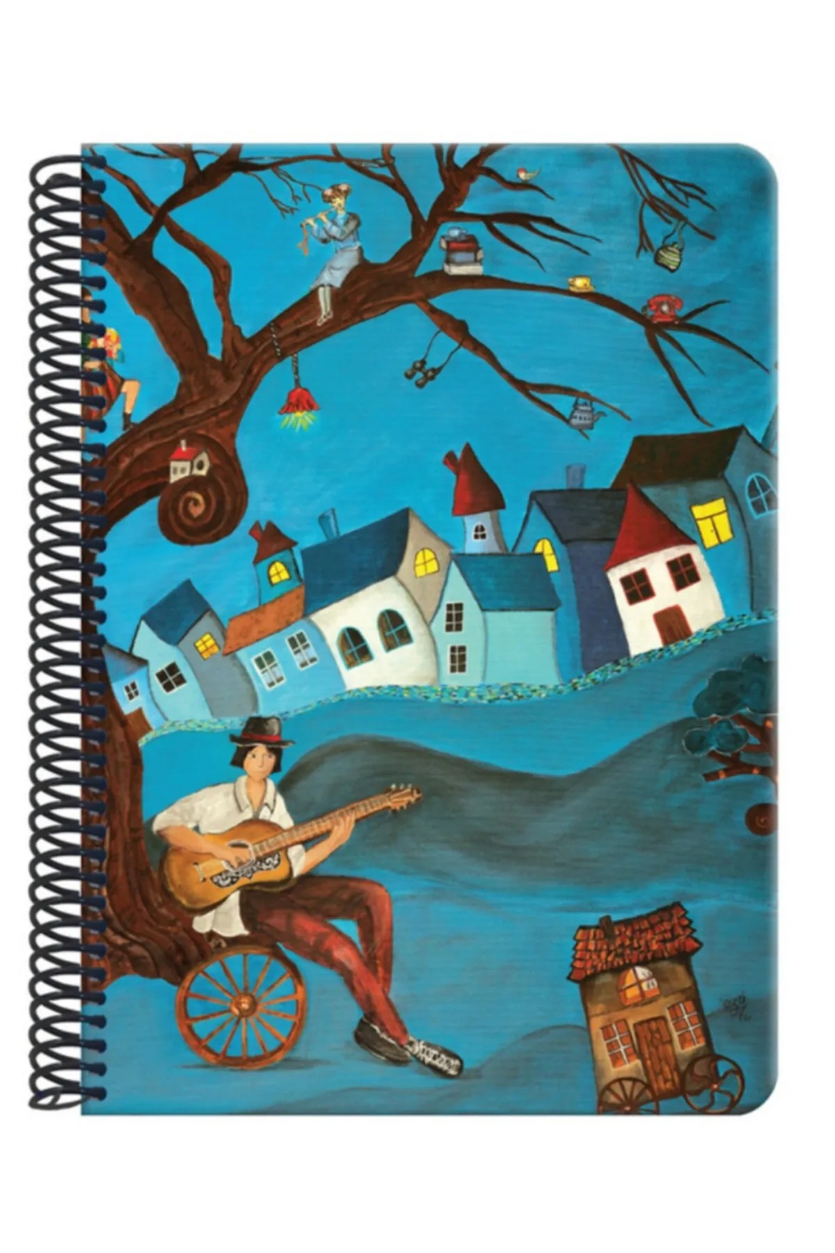 Çınar Ezo Sunal Sert Kapak 17x24 120 Yaprak Çizgili Defter