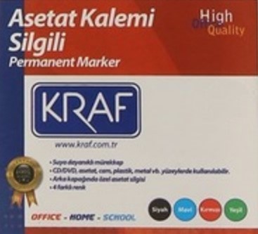 Kraf OHP Plus 260 M Mavi Asetat Kalemi