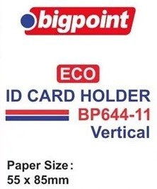 Bigpoint 644-11 Eco 85x55 100 lü Dikey Kart Poşeti