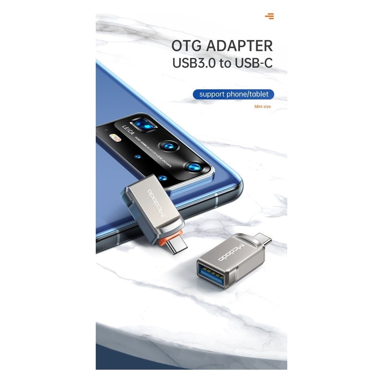 Mcdodo OT-8730 USB to Type-C İphone Mini Soket Adaptör