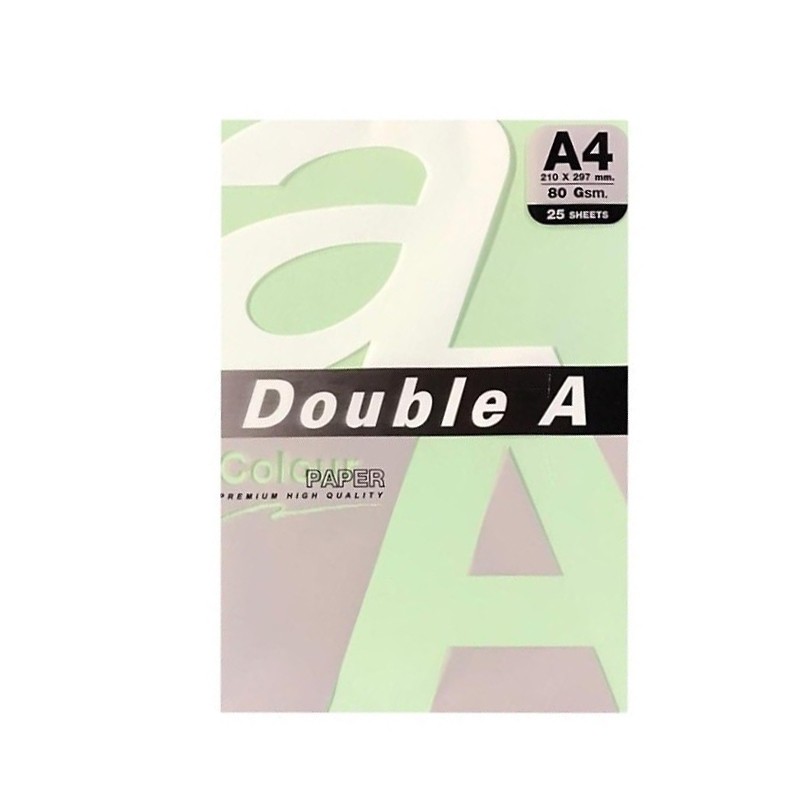 Double A A4 80gr 25li Pastel Zümrüt Kağıt