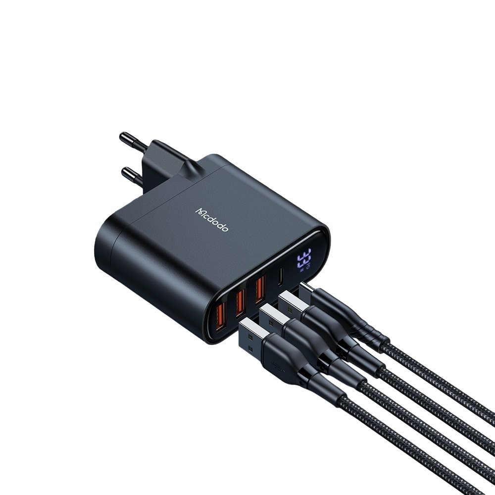 Mcdodo CH-2250 33W 1xTYPE-C 3xUSB Girişli Dijital Göstergeli Şarj Adaptörü 