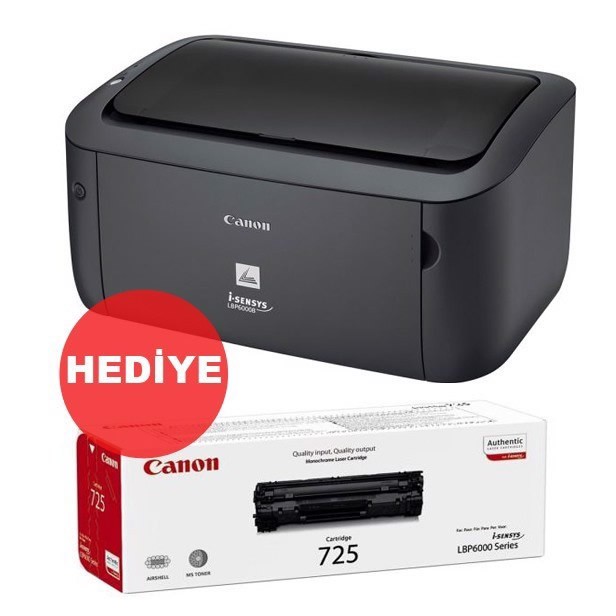Canon LBP6030BK 2 Toner Hediyeli Yazıcı