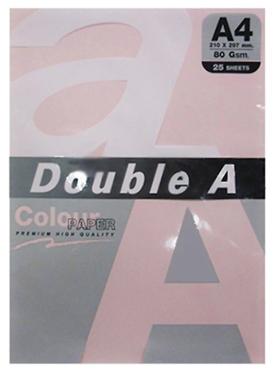 Double A A4 80gr 25li Pastel Flamingo Kağıt