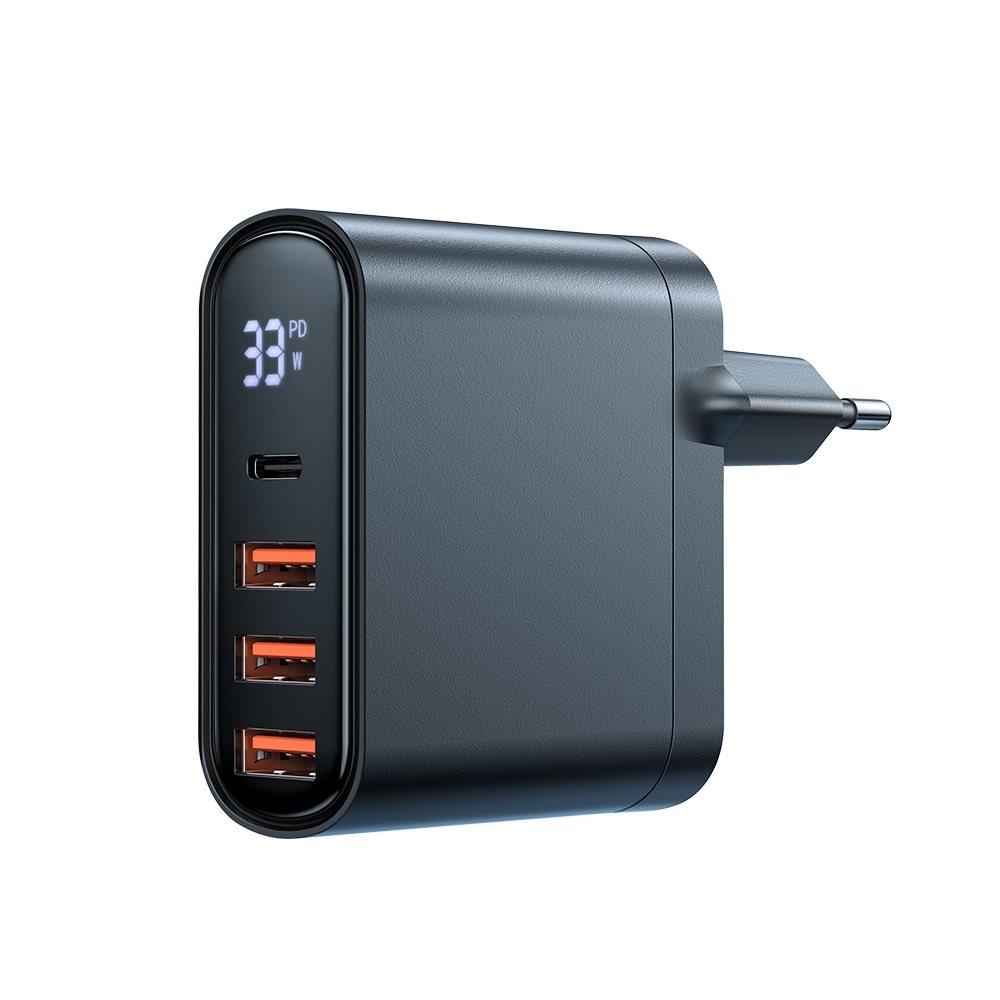 Mcdodo CH-2250 33W 1xTYPE-C 3xUSB Girişli Dijital Göstergeli Şarj Adaptörü 