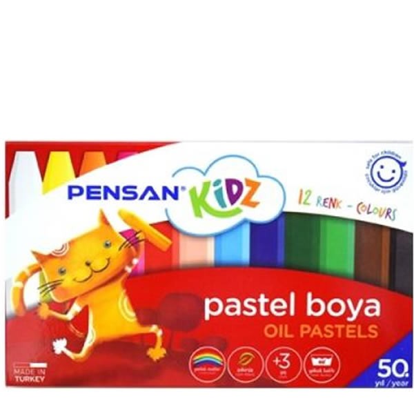 Pensan 98060 12 li Kidz Pastel Boya