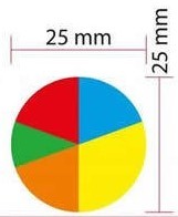 Tanex OFC-132 5 li Mix Color Ofis Etiketi