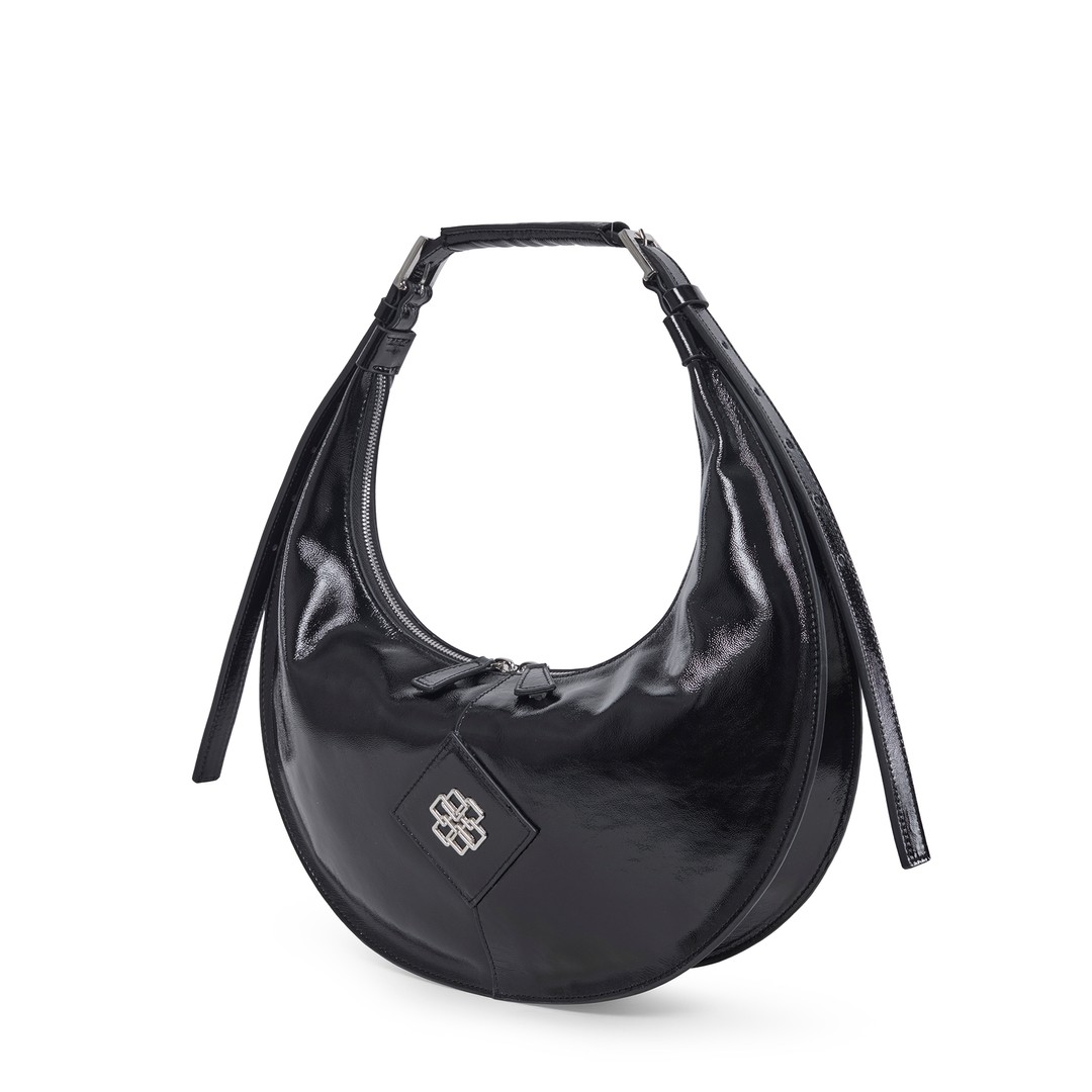 Aida Leather Hobo Bag