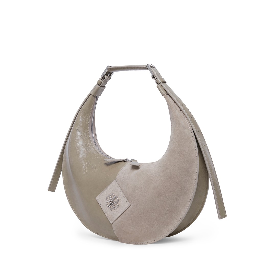 Aida Leather Hobo Bag