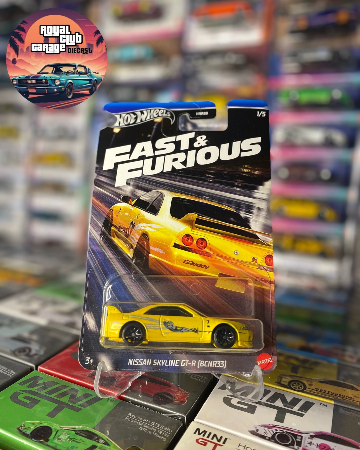 Hot Wheels - Long Card - Fast And Furious Set