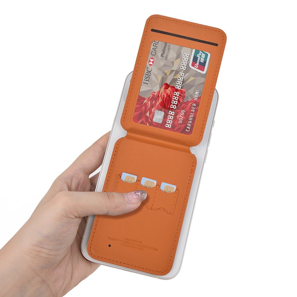 Wiwu MW-005 Magnetik Standlı Kartlık Qi Kablosuz Şarj Uyumlu FindMy Özellikli Mag Wallet