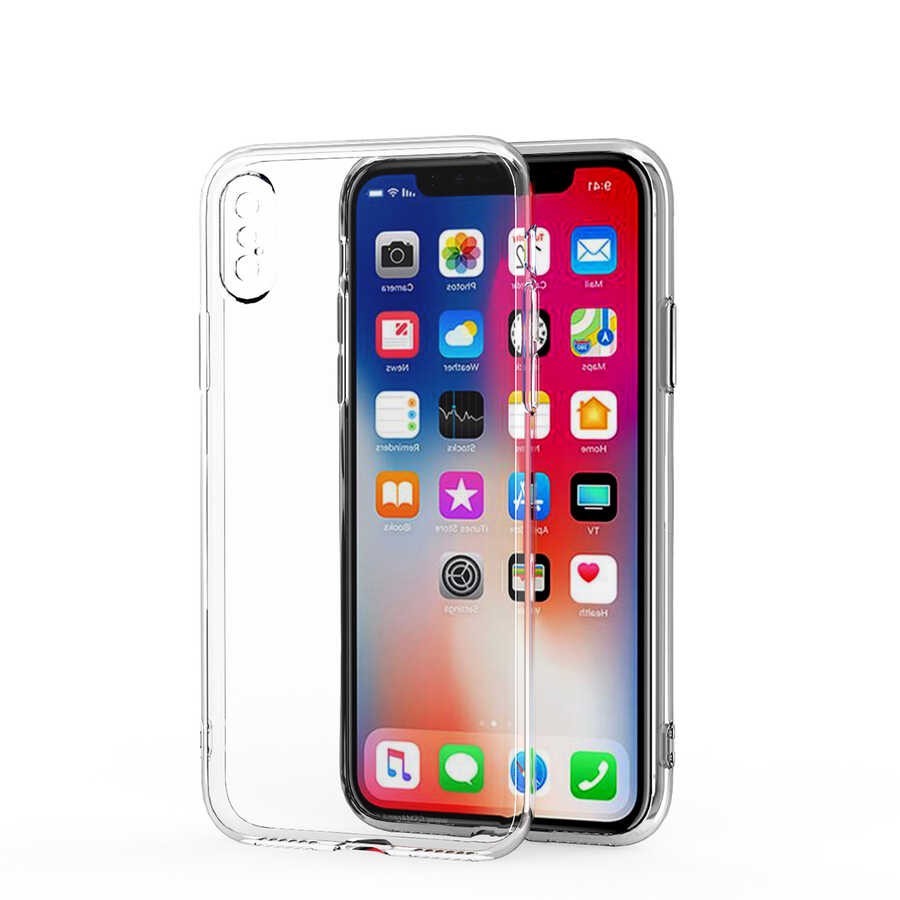 iPhone XS Max 6.5 Kılıf Zore Kamera Korumalı Süper Silikon Kılıf